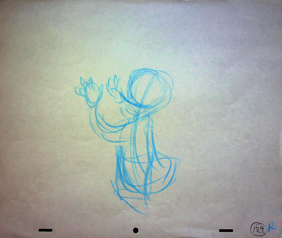 Donald Duck Production Hand Drawn Animation Pencil - Vintage Disney