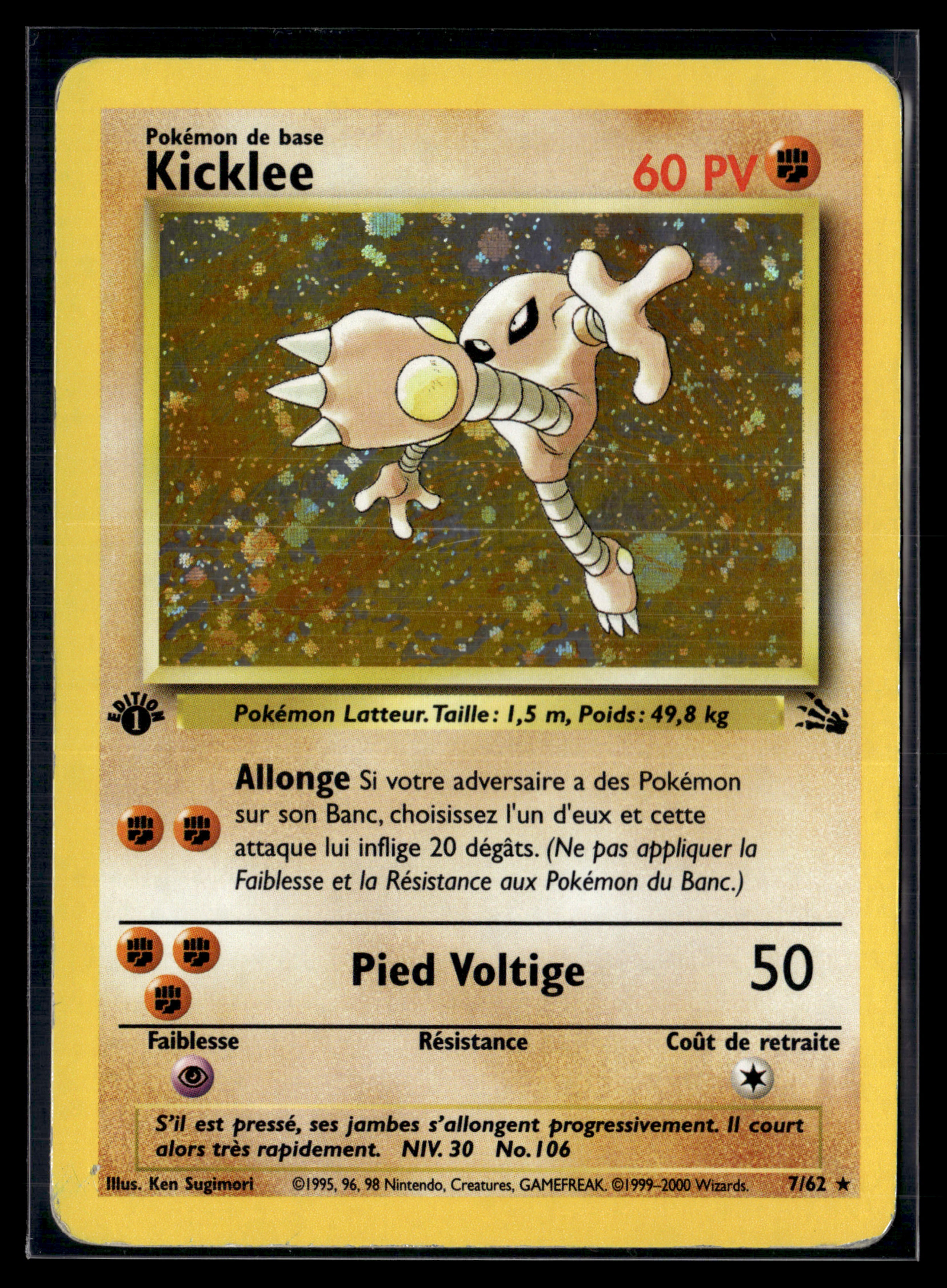 Kicklee 7/62 Fossile ED1 – TBE+
