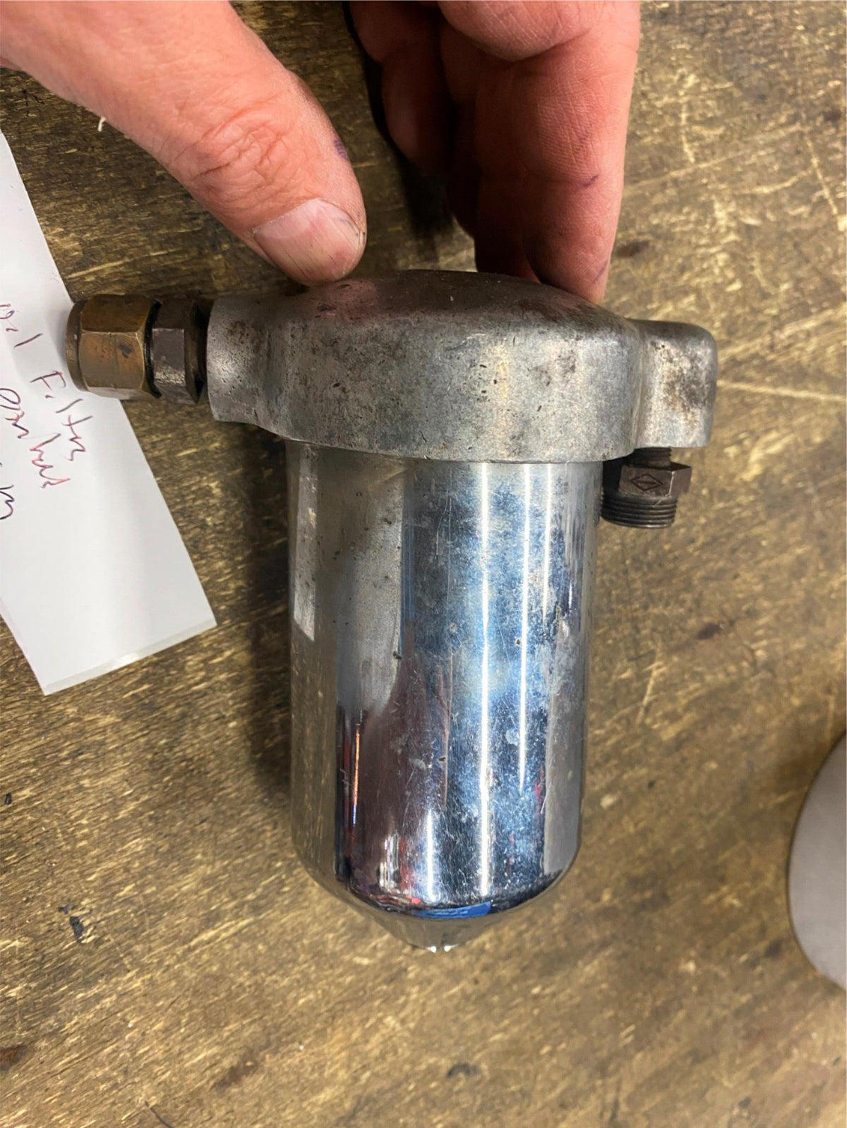 OEM VTG Harley Knucklehead Panhead Flathead Remote External Oil Filter 63805-48