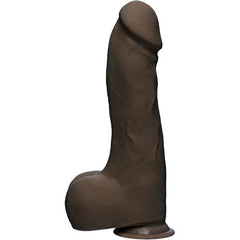 Doc Johnson Master D 10.5 Inch Ultraskyn Brown - UABDSM