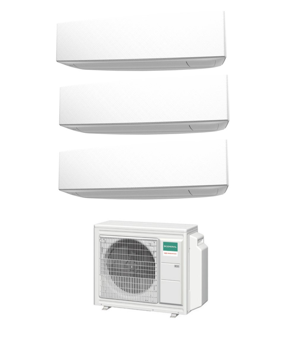 climatizzatore condizionatore general fujitsu trial split inverter keta white 9_9_12 btu con aohg18kbta3 r 32 9000_9000_12000 wi fi optional novita