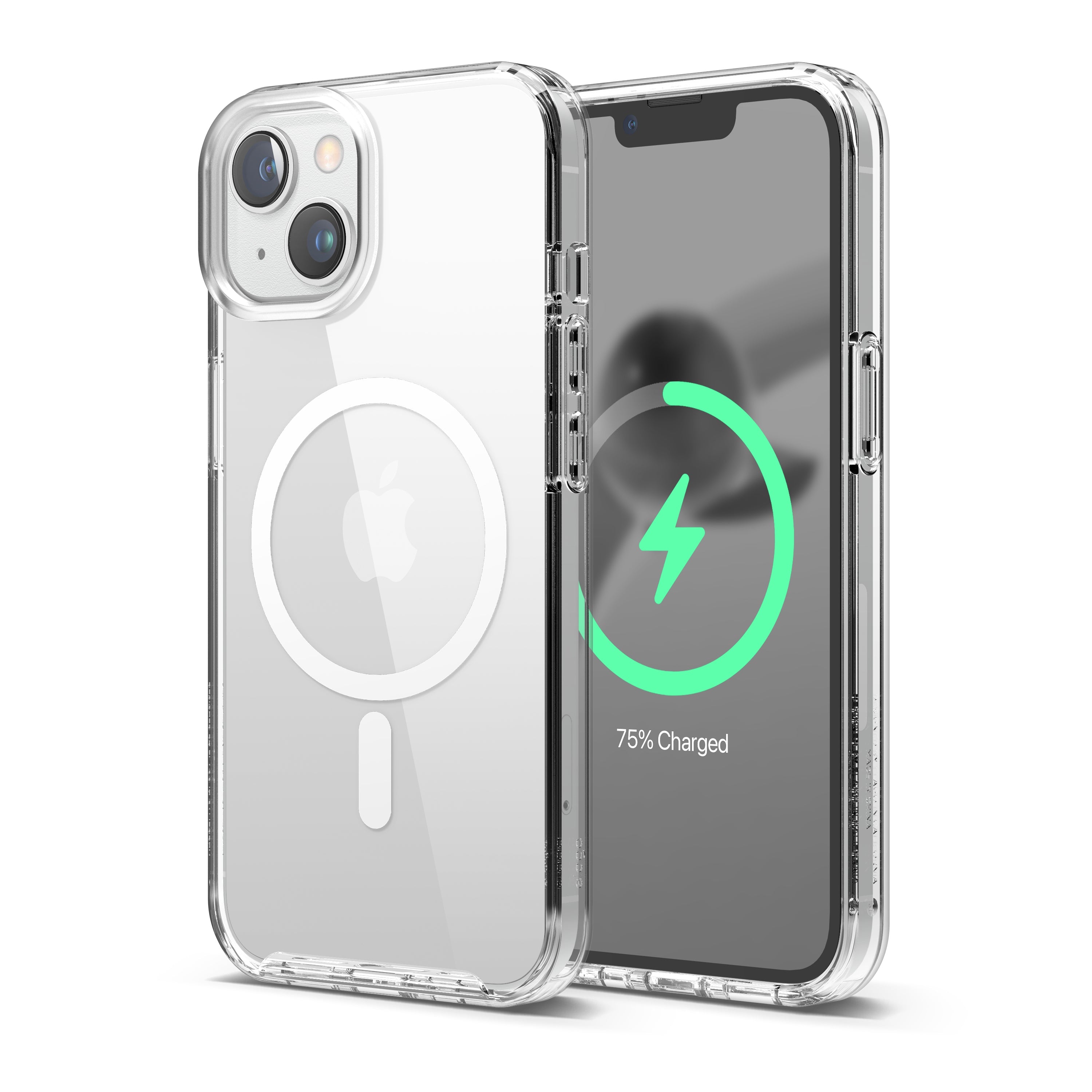 iPhone 14 clear MagSafe case, sleek and protective. iPhone 14 cases clear for minimalist style. Clear case iPhone 14 with MagSafe compatibility.