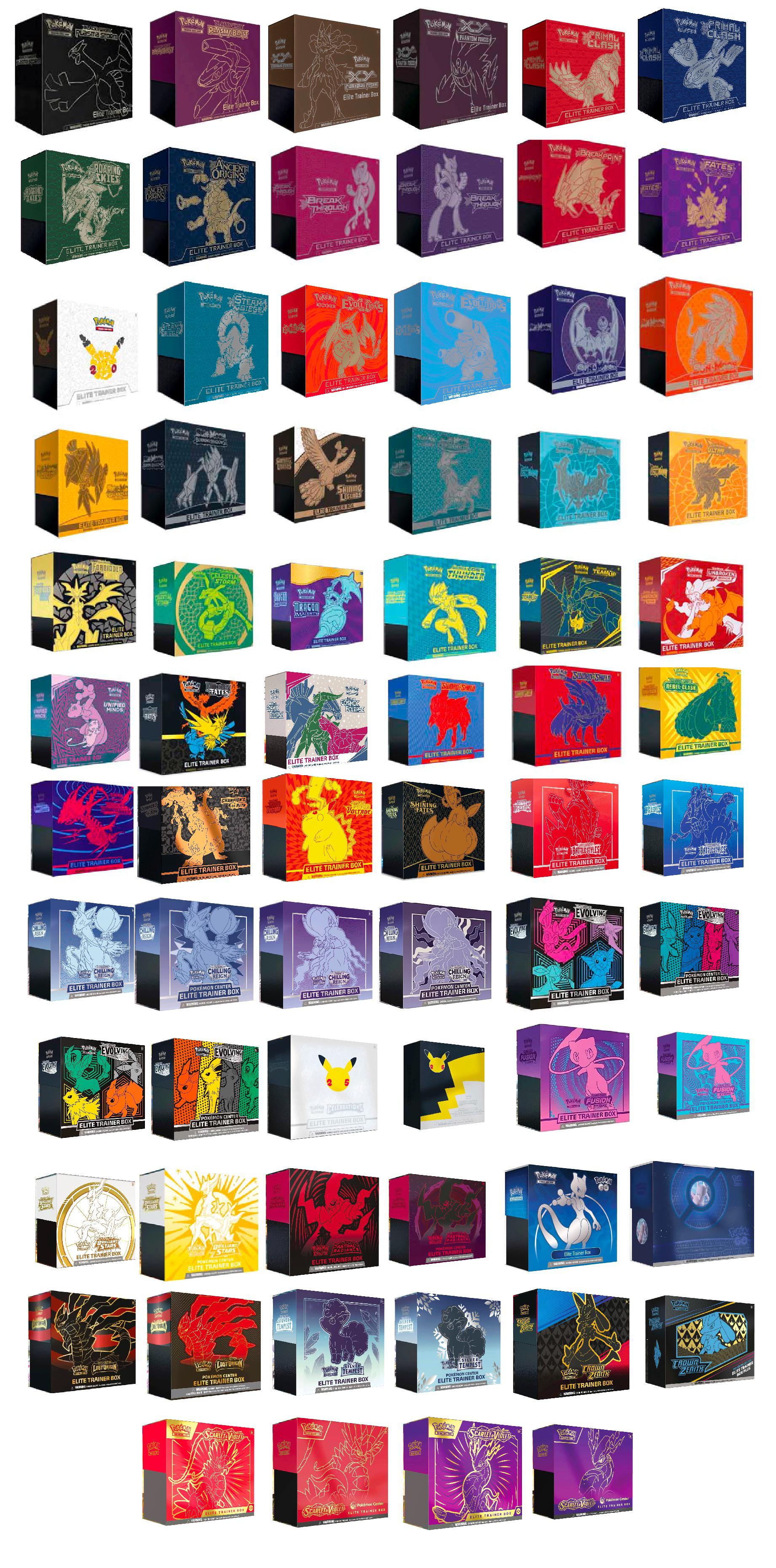 Made a Pokémon Elite Trainer Box Checklist :) : r/PokemonTCG