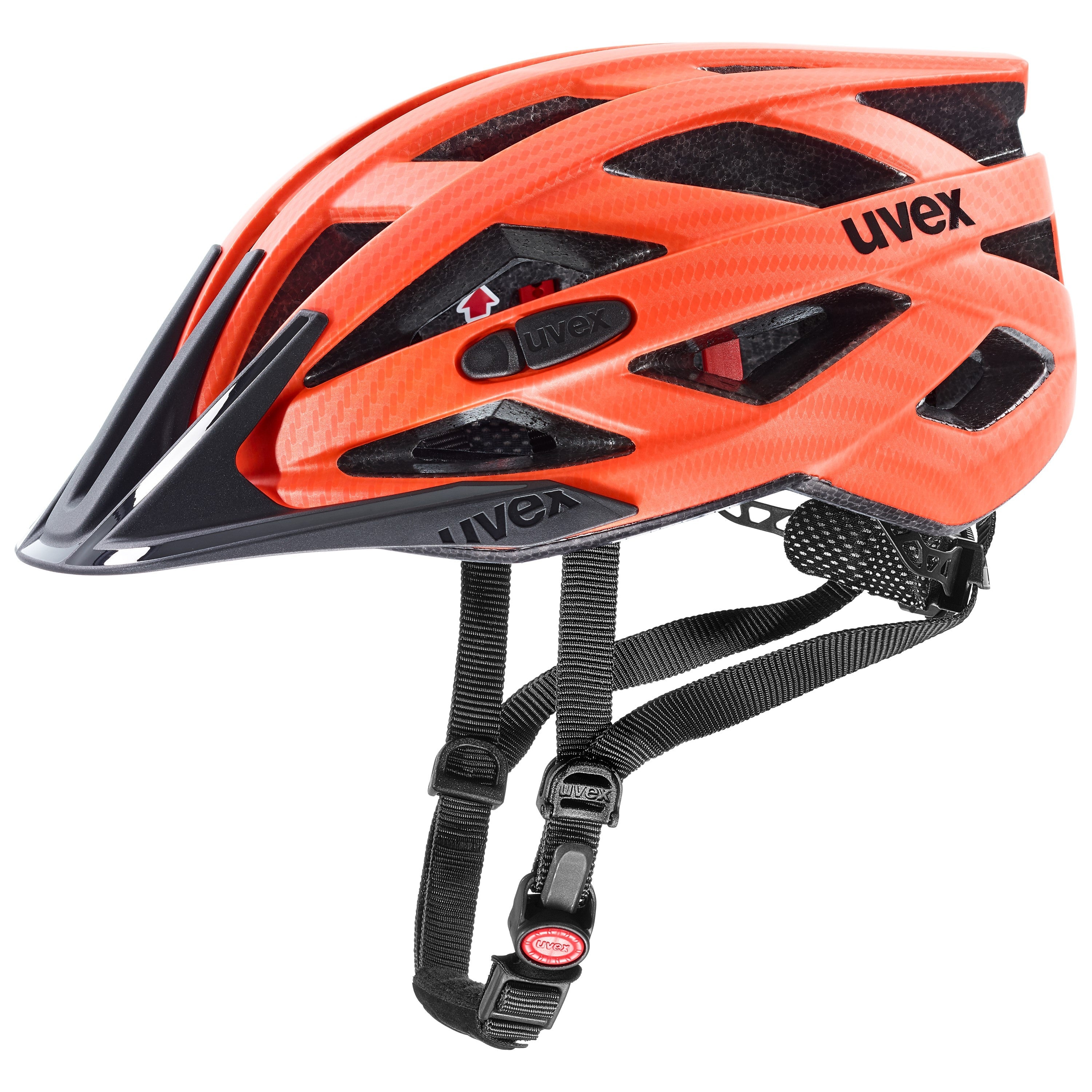 i-vo cc Fahrradhelm carbon look orange mat