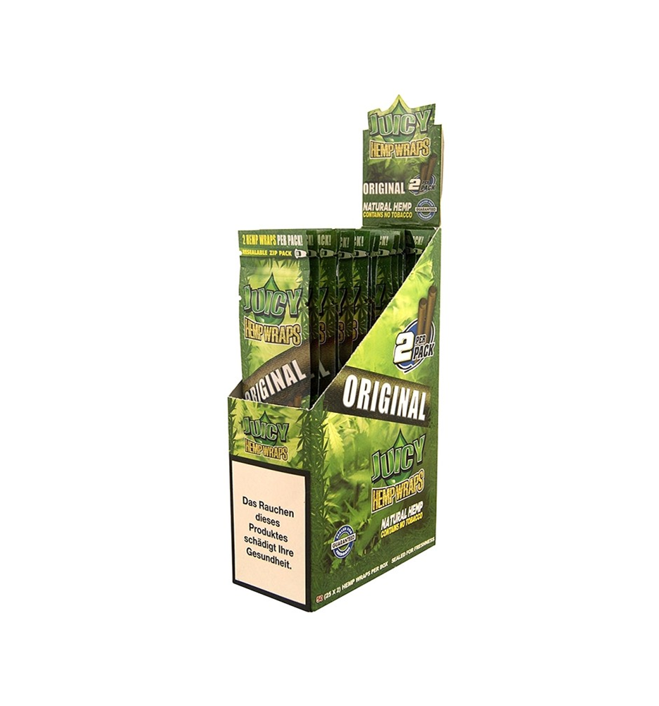 Juicy Hemp Wraps - 25 Packs/Box