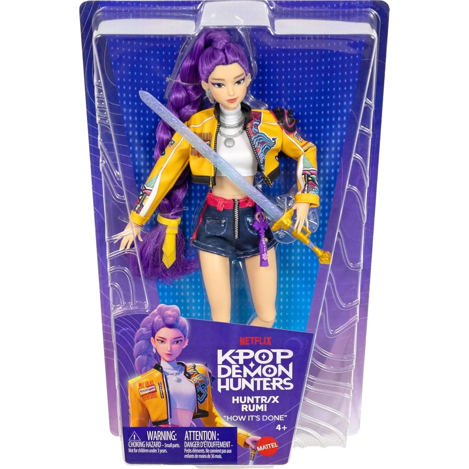 KPop Demon Hunters Fashion Core Doll: HUNTR/X Rumi "How it's Done" Toys & Games Mattel