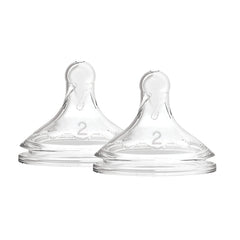 Dr. Brown’s Options+ Anti-colic | Tétine phase 2 biberon à col large pack de 2 (3m+)