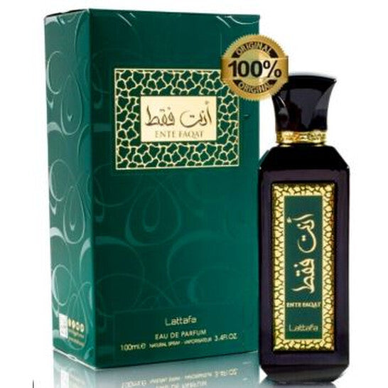 Lattafa Ente Faqat EDP Spray 3.4 oz (Wholesale) - Luxurious Fragrance Available Online in Hong Kong & China