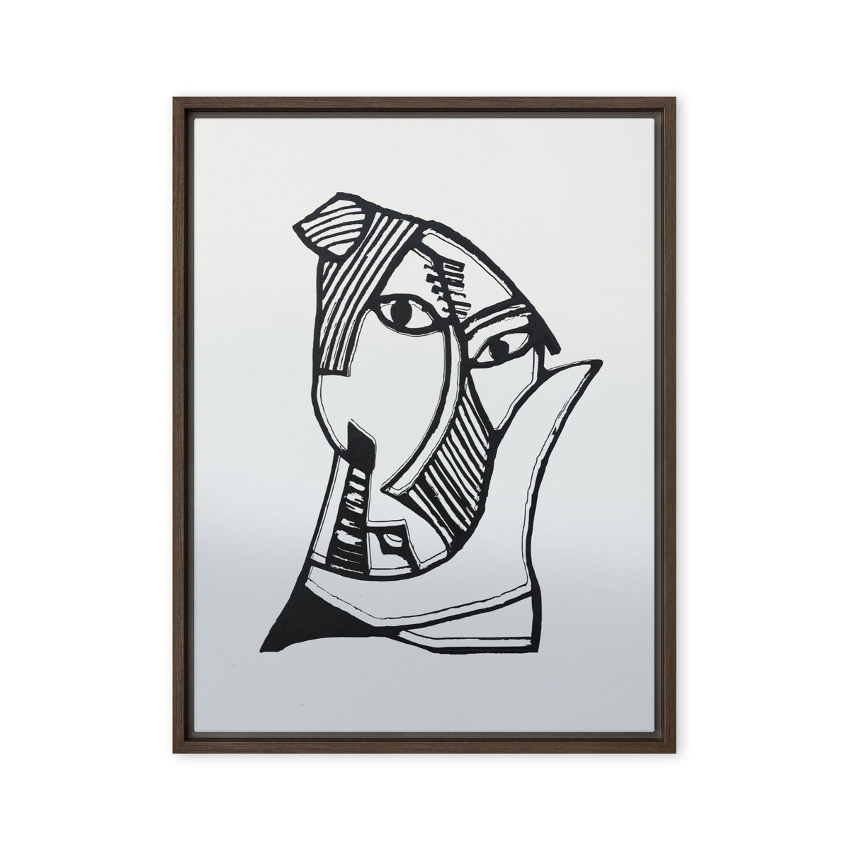 Leinwand - Pablo Picasso, Les Demoiselles d’Avignon grey Braun / 46x61 cm (18″×24″) artlia