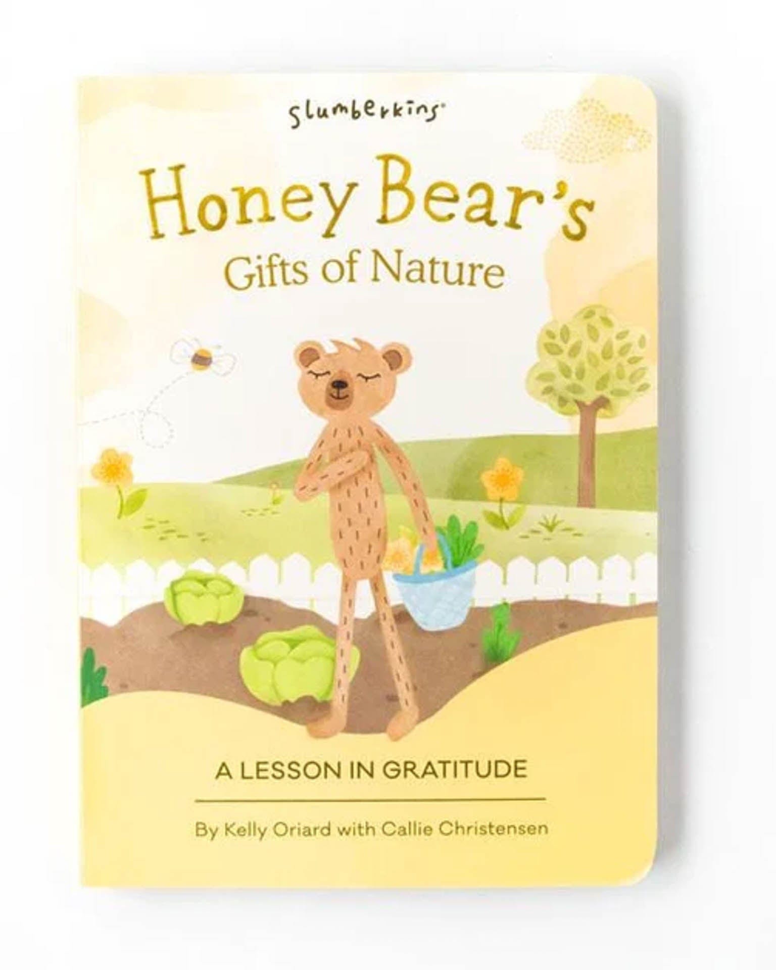 slumberkins honey bear's gifts of nature board book play Little