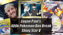 THE GOLD STAR PODCAST: LOGAN PAUL'S 400K POKEMON BOX BREAK, SHINY STAR V, &  1K GIVEAWAY WINNER