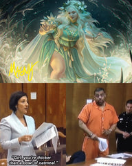 Maybe it's just me, but Magic the Gathering's Goldberry character art totally hit out of left field : r/lotrmemes