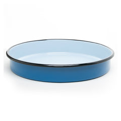Round Enamel Pan - METALAC (36 cm), approx. 2.25 in. Deep - Parthenon Foods
