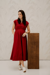 MSCHWiliane Sl Dress Rhubarb - Bij Keesje - MSCH Copenhagen - Jurk