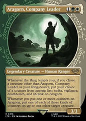 Magic The Gathering Lord of the Rings Tales of Middle-Earth Single Card Rare Aragorn, Company Leader 316 Showcase
