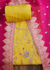 Mustard Tissue Suit Set