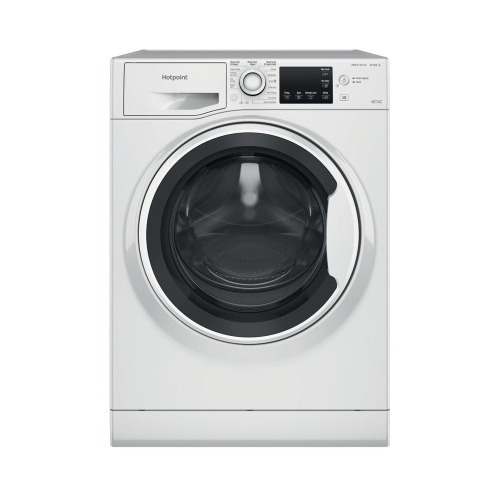 Hotpoint Anti-stain Freestanding Washer Dryer 8kg/6kg 1400rp - White | NDB 8635 W UK