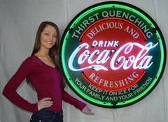 Neonetics Coca-Cola Evergreen 36 Inch Neon Sign In Metal
