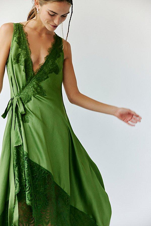 Nigel Preston Wrap Soho Dress in Green