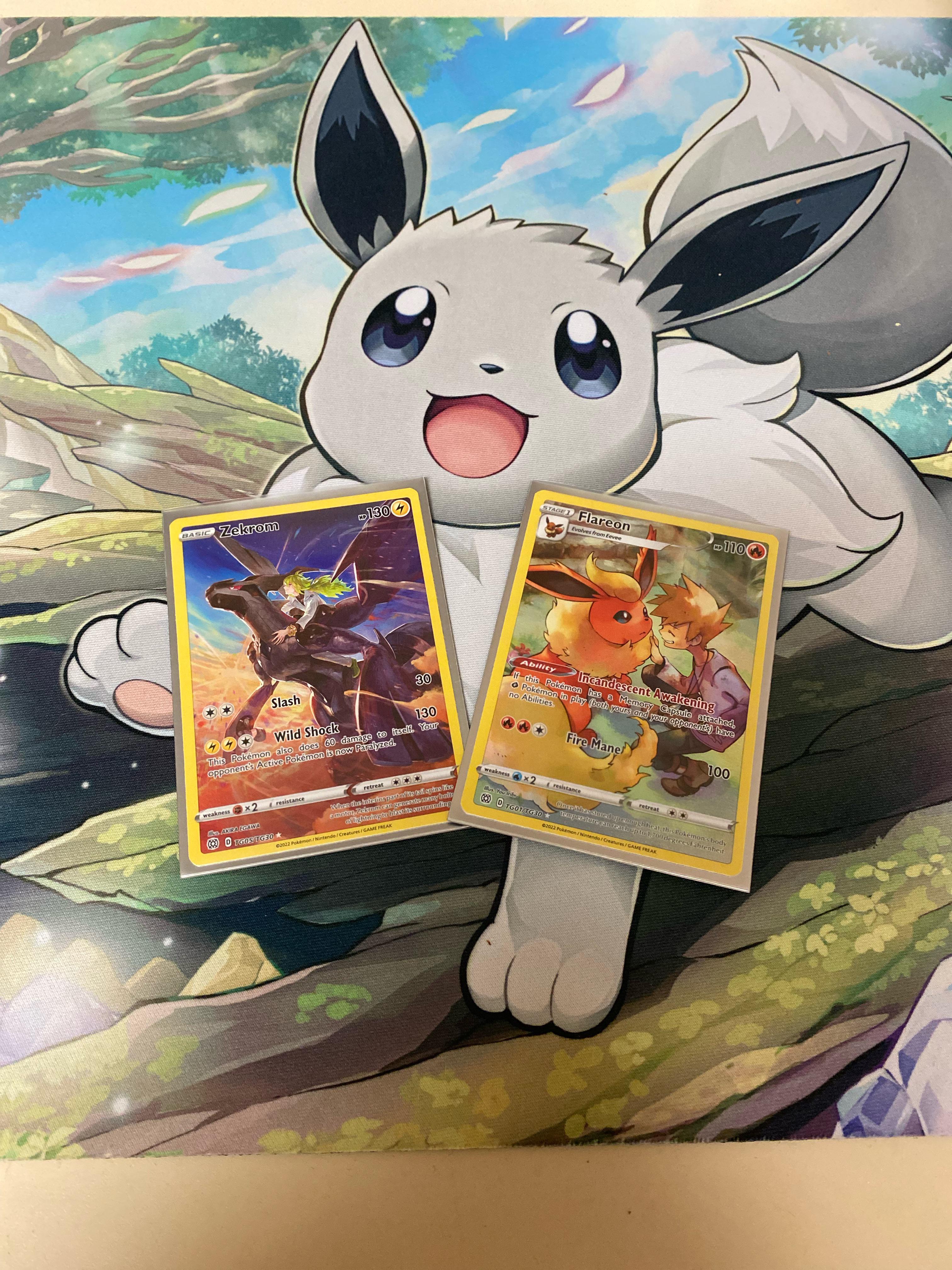 I stopped at the Speedway near my house and they had some cards there. I bought 3 packs of Brilliant Stars and got these two cards from them! : r/PokemonTCG