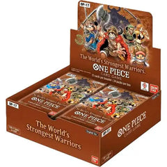 One Piece Trading Card Game The Worlds Strongest Warriors Booster Box OP-17 ENGLISH, 24 Packs Bandai