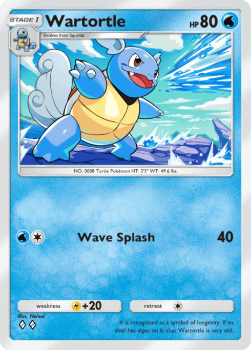 List of All Water Type Pokemon Cards