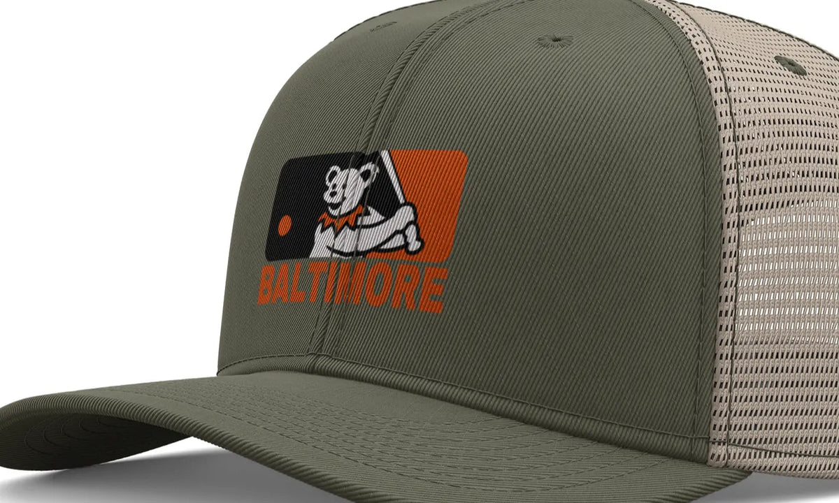 Baltimore Orioles Original Dancing Bear MLB Grateful Dead Trucker Cap