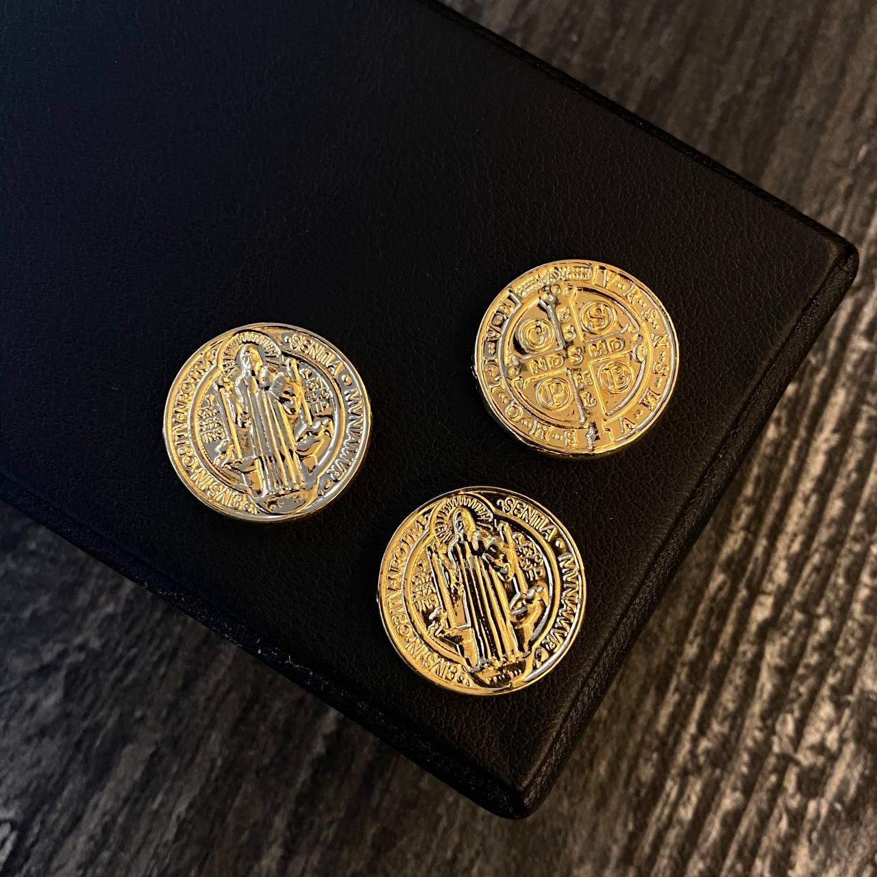 Herraje San Benito Tambor 1.4gr / 1.9cm Liso Oro Amarillo