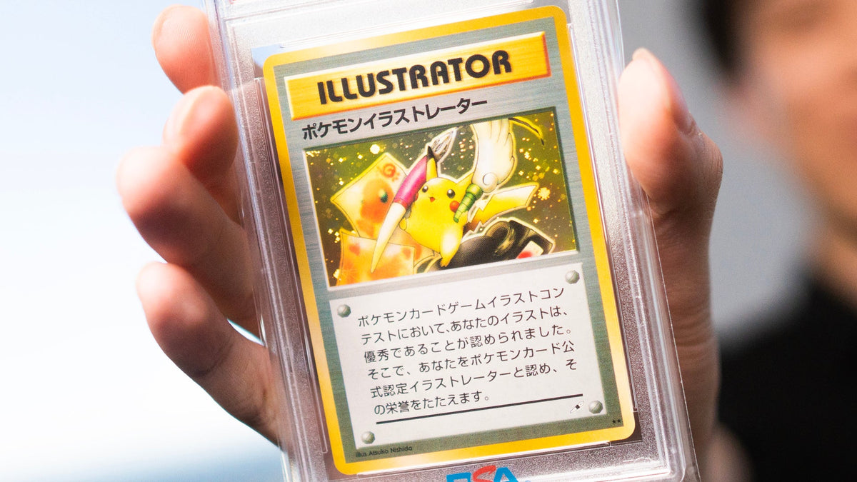 The world's most valuable Pokémon card, Pikachu Illustrator, sells for $580,000