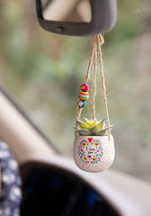 Natural Life Mini Hanging Faux Succulents