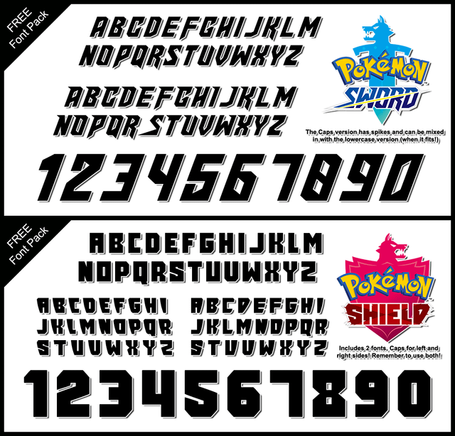 Pokemon Sword and Shield Font (Typography) : r/PokemonSwordAndShield
