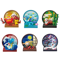 Re-Ment Pokémon Japanese Shoji Window - Mini Figure Blind Box (All 6 Designs) | Happy Piranha