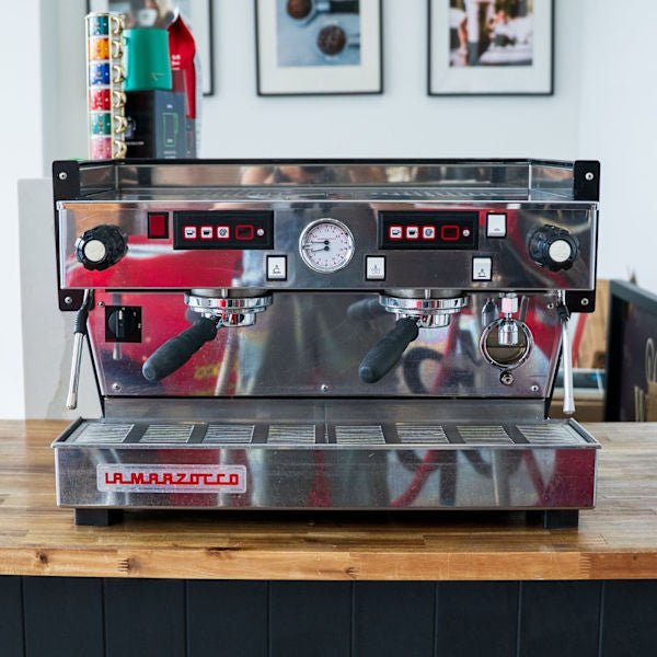 Pre - Loved La Marzocco Linea AV 2 Group Tall Cup Black Timers - Australia - Di Pacci