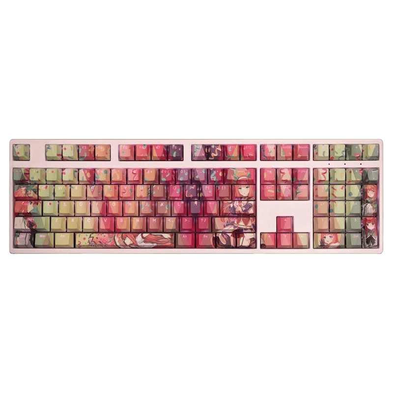 My Anime Keycaps Complete Set Pretty Derby: Silence Suzuka Backlit Keycap Set