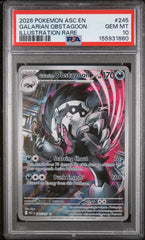 2026 Pokemon Asc En-ascended Heroes 245 Galarian Obstagoon Illustration  Rare PSA 10 Graded Card