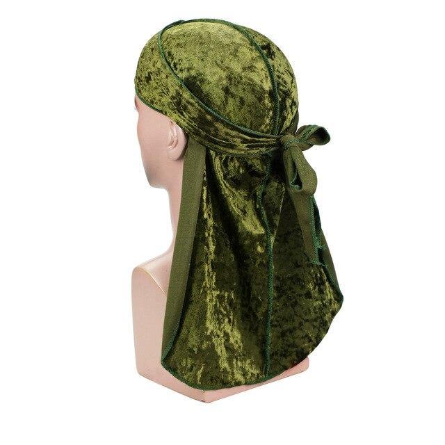 durag velours femme vert