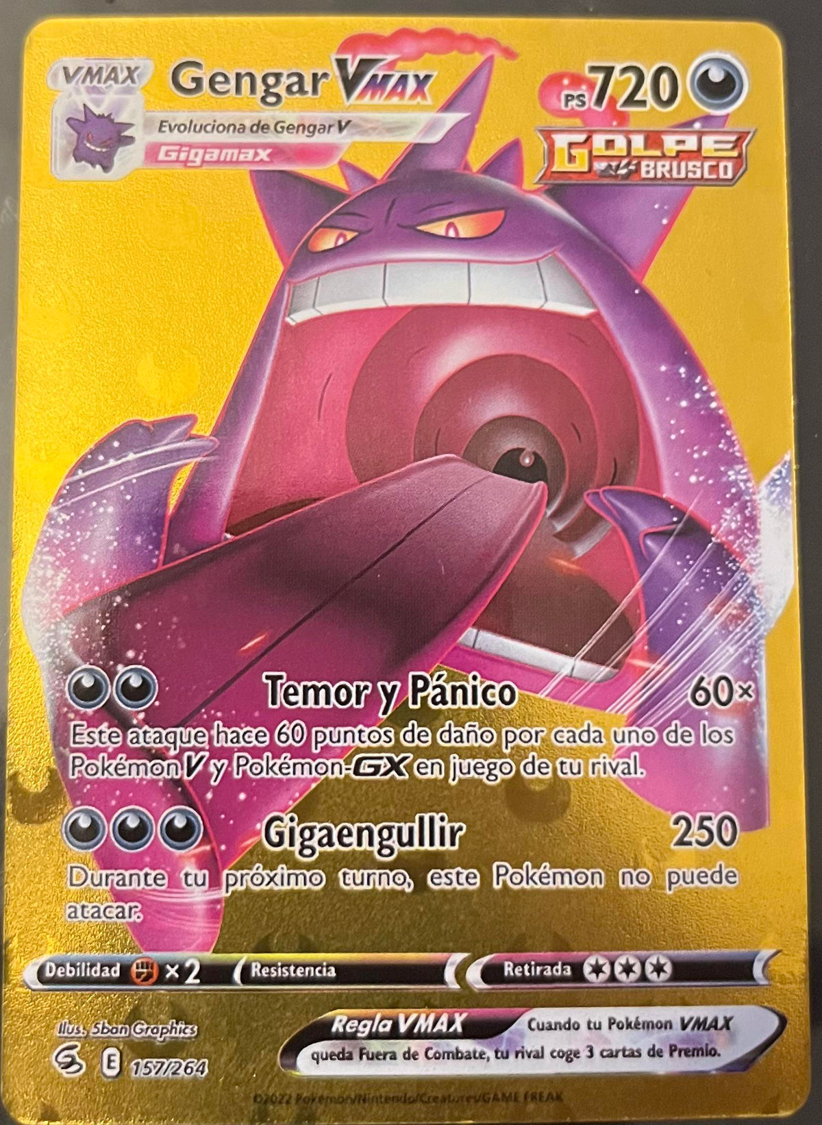 Pulled a Gengar Vmax. Looking for information : r/PokemonTCG