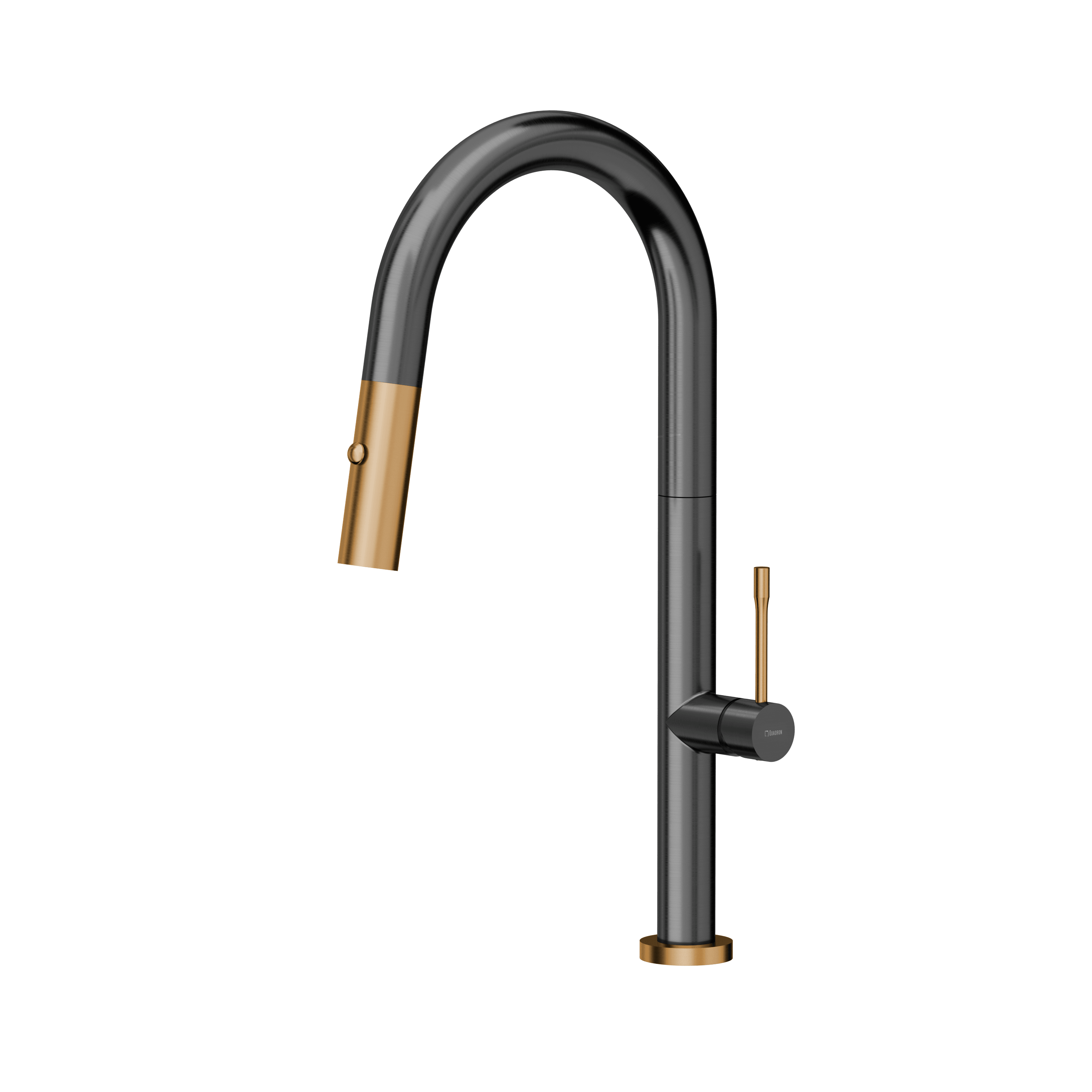 Quadron Felicity kitchen tap, Mix&Match Anthracite & Copper - Olif