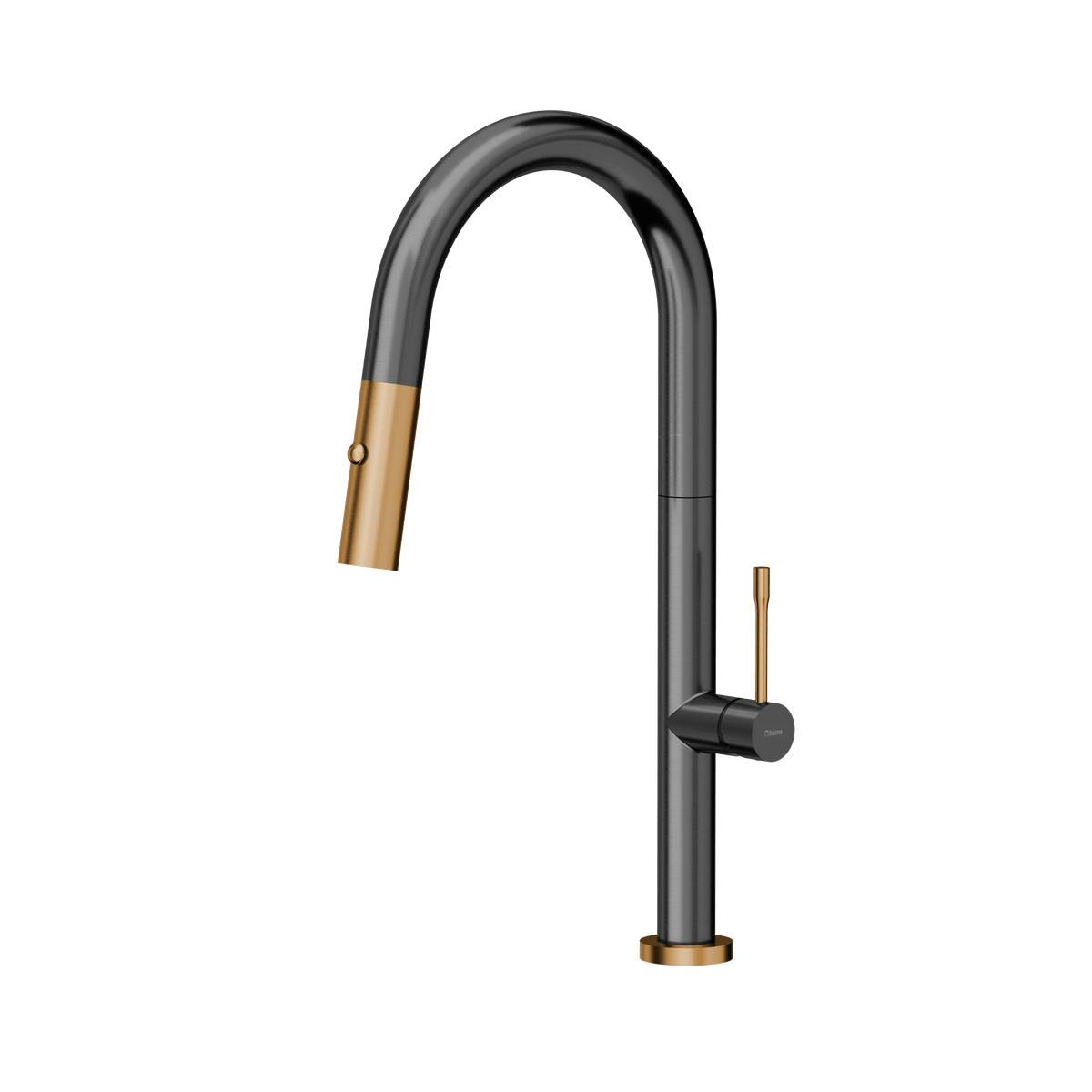 Quadron Felicity kitchen tap, Mix&Match Anthracite & Copper - Olif
