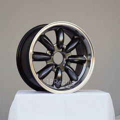 Rota Wheels RB 1560 4X120 27 76.1 HyperBlack with Polish Lip