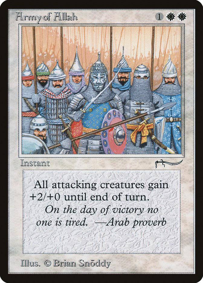 Wait Jihad and Crusade are banned but not this card? : r/magicthecirclejerking