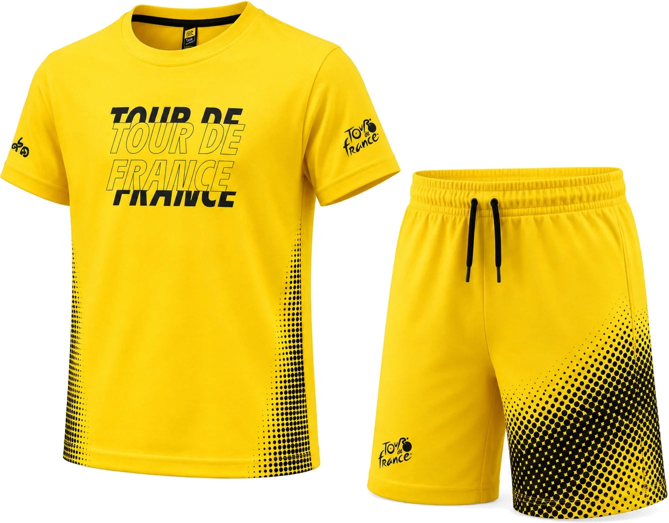 Tour de France Børnesæt Sportswear - Gul