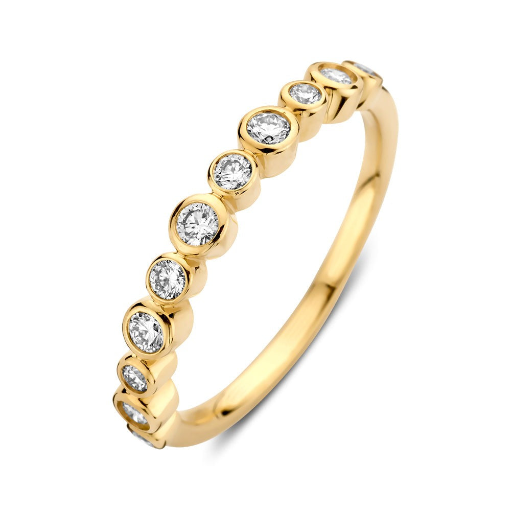 Luna Verlovingsring 0.31ct Geelgoud