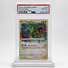 PSA 10 Rayquaza Amazing Rare - 2020 Pokémon Vivid Voltage
