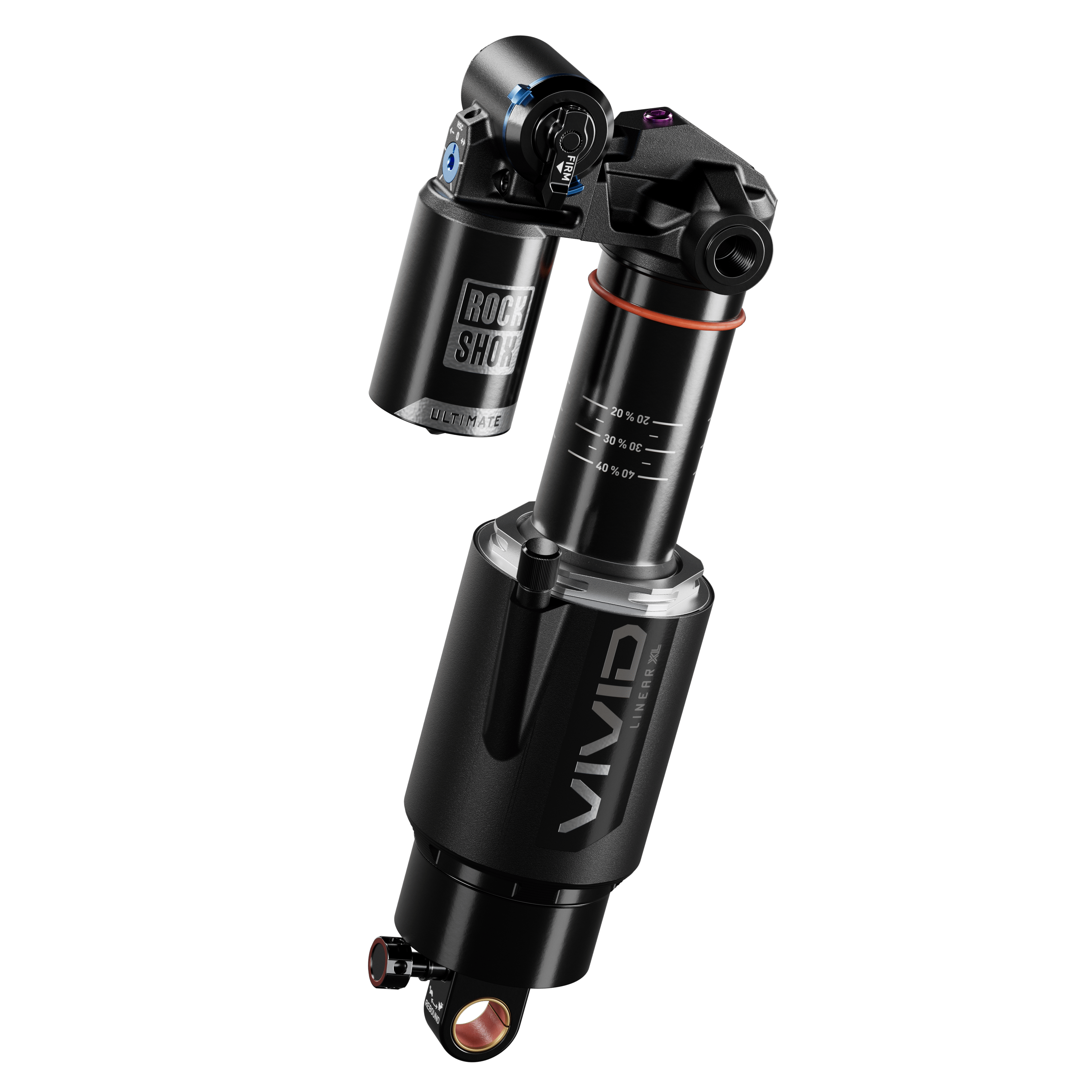 RockShox Vivid Ultimate RC2T - 205x57.5 - D1 - The Lost Co. - RockShox - 00.4118.547.008 - 710845930188 -