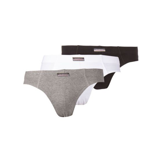 Rucanor Box-slips 3-pack heren zwart grijs wit maat S