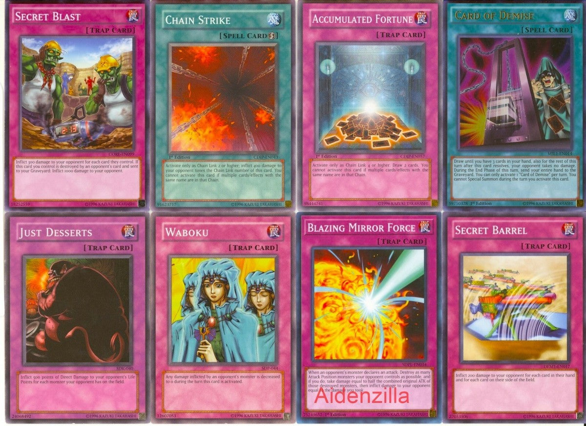 Yugioh Chain Burn Deck