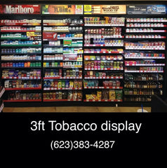 Cigarette Display Rack Shelving Tobacco Fixture 10 PULL OUT SHELVES 1PCS 3FT