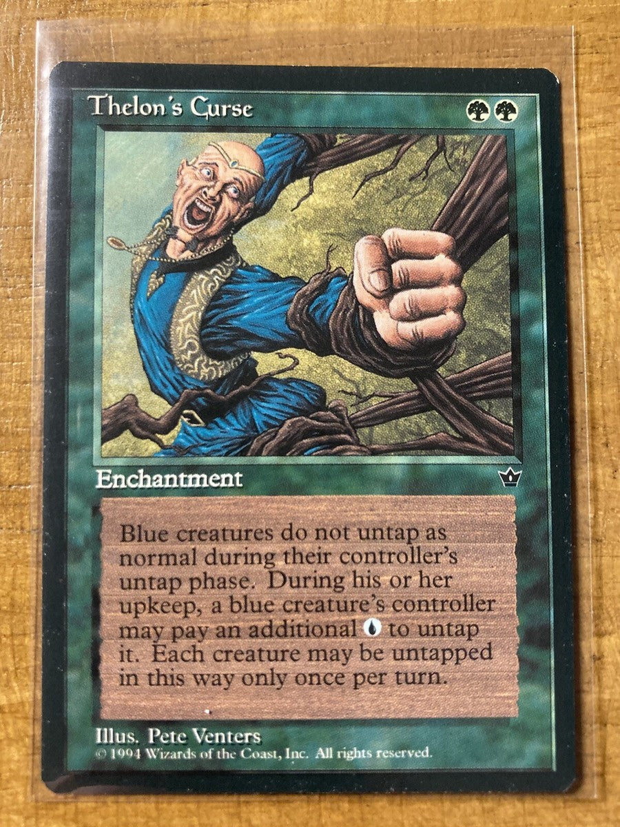 MTG✨THELON'S CURSE ✨Fallen Empires NM/M Rare 1994 Reserve List Unplayed Venters