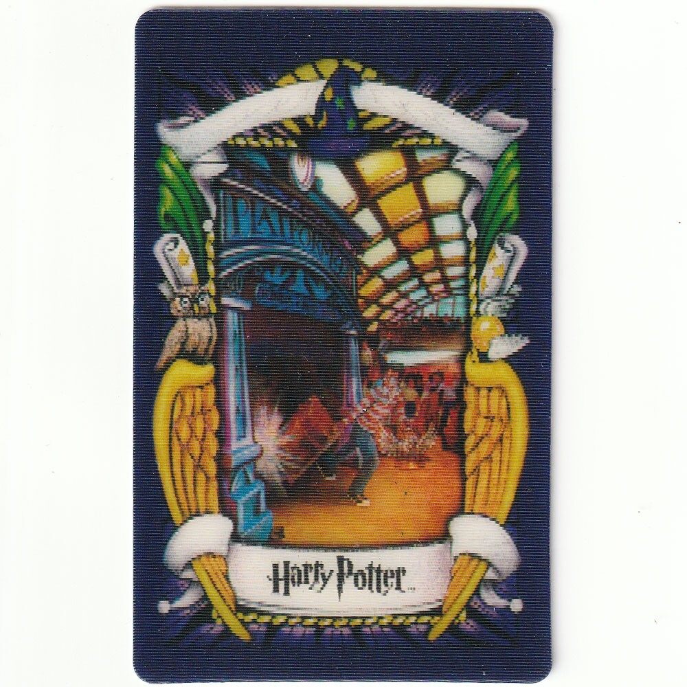 HARRY POTTER Chocolate Frog Cards 3D Lenticular Holographic Platform 9 3/4  Japan